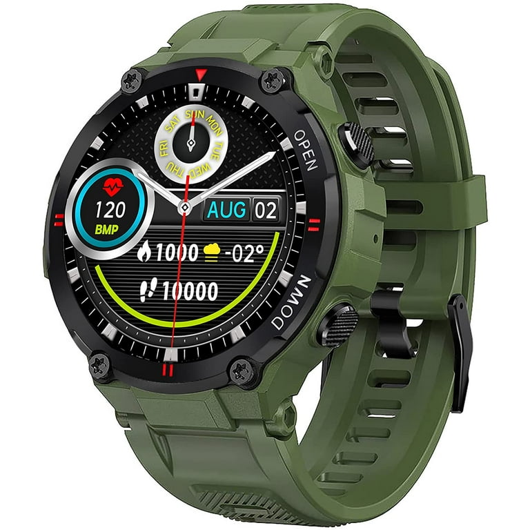 Men Military Waterproof Smartwatch Sport tracker Casual Smart Watch Blood  Oxygen