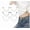 A, variant on 2026 Upgrade Multi-Function Magnetic Clothing Clips, 6 PCS Magnetic Clothing Clips with Chain, Strong Hem & Hijab Clips with Chain for Women’s Pants Jeans Shirts Sweaters, Fix Cuffs Long Pants (C)