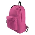 thumbnail image 3 of K-Cliffs Case 36pc Classic 18"Basic School Backpack Simple Casual Student Daily Daypack with Curved Shoulder Straps Hot Pink, 3 of 7
