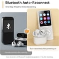 thumbnail image 3 of MP3 Player with Bluetooth and 32GB TF Card,HiFi Music Player with Built-in Speaker,Earphones, Multifunctional MP3 Players with FM/Recording/E-Book/Video, Supports up to 128GB for Kids,Running,Walking, 3 of 8