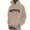 C186/Khaki, variant on XIYON Mens Hoodies Mens Autumn Winter Warm Fashion Casual Letter Print Hooded Pullover Long Sleeve Hooded Sweatshirt Tops Streetwear