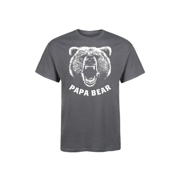 Instant Message - Papa Bear - Men's Short Sleeve Graphic T-Shirt
