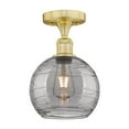 thumbnail image 3 of Innovations Lighting - Athens Deco Swirl - 1 Light Semi-Flush Mount In, 3 of 7