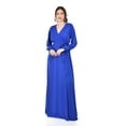 thumbnail image 4 of Vestido elegante de manga larga Roman Fashion / Juvenil, 2009 (Azul rey) azul M, 4 of 4