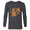 Charcoal Heather, variant on Disney Princess Holiday Christmas Gingerbread Cinderella - Long Sleeve T-Shirt for Men - Customized-White