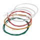 thumbnail image 2 of IRIN C105 Classical Acoustic Guitar Strings, Colorful Rainbow, Nylon Core, Colorful Copper Alloy Cover, 6pcs/set (.028-.043), 2 of 4
