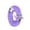 Number 0, variant on Purple Butterfly Number Candle, Birthday Cake Decoration, Party Theme Ornament, Creative Anniversary Candle, Number 2