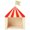Red, variant on Shisuyan Circus Cabin House Shelf Wooden Storage Box Circus House Model Room Decor