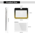 thumbnail image 3 of Kdxio Gold Glitter Gradient Card Badge Holder Work Badge Sleeve for Office, School, Factory, ID Credit Cards, Driver Licenses and Passes, 3 of 7