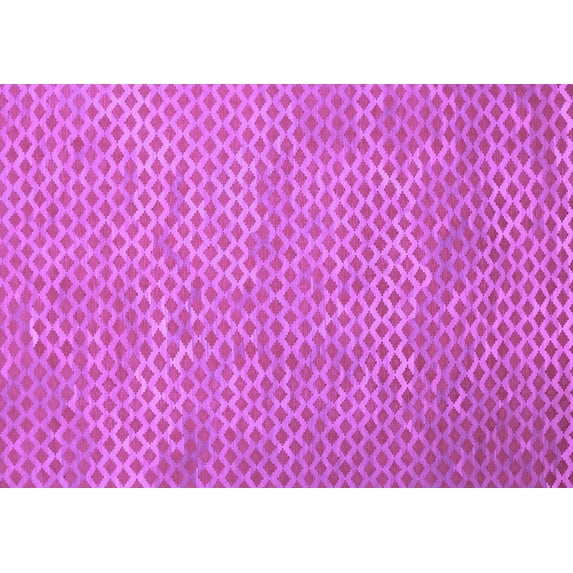 Ahgly Company Indoor Rectangle Abstract Purple Contemporary Area Rugs, 2' x 3'