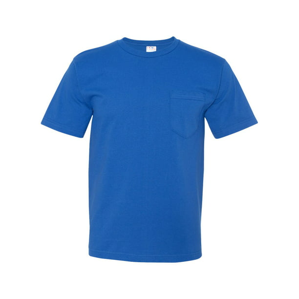 midlertidig artilleri forklædt T-Shirts USA-Made Short Sleeve T-Shirt With a Pocket - Walmart.com