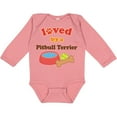thumbnail image 3 of Inktastic Pitbull Terrier Loved by a (Dog Breed) Boys or Girls Long Sleeve Baby Bodysuit, 3 of 5