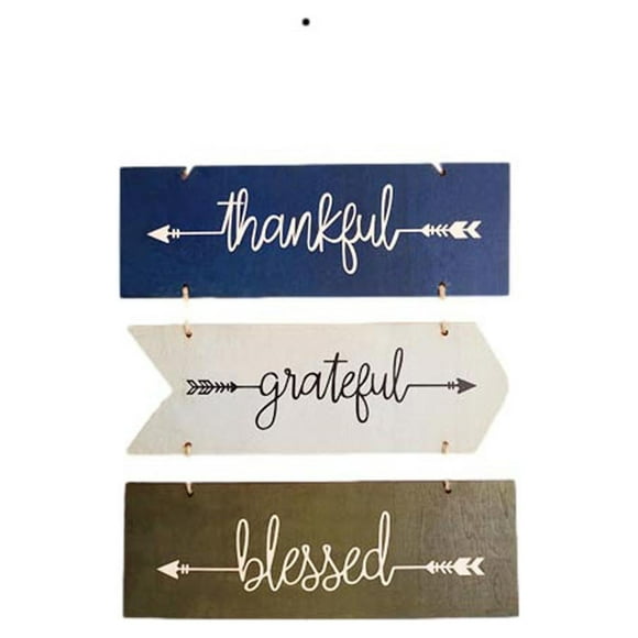 EGNMCR Hanging Ornaments Three Piece Wooden Wall Decoration Listing Welcome Sign Hanging Ornaments Welcome Sign