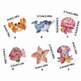 thumbnail image 5 of 2/6Pcs Resin Marine Miniature Flatback Resin Sea Figurines, 5 of 20