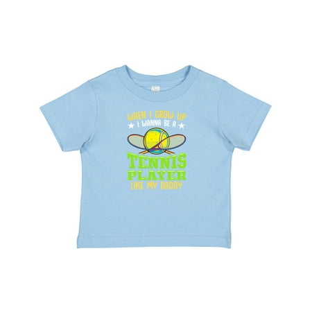 

Inktastic Future Tennis Player Like Daddy Gift Baby Boy or Baby Girl T-Shirt