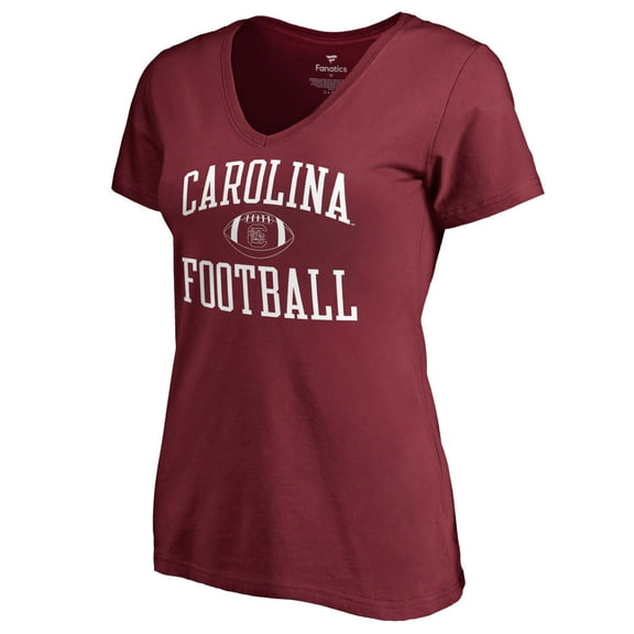 Women's Garnet South Carolina Gamecocks First Sprint V-Neck T-Shirt