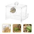 thumbnail image 3 of Shisuyan Rutin Chicken Automatic Food Feeder Transparent Rutin Chicken Food Holder Feeding Trough, 3 of 9