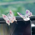 thumbnail image 4 of Hotpom Butterfly Car Decoration, Diamond-Studded Shiny Universal Fit, Cars Luxury Interior Accessories, Unique Auto Gift Home Decor Accent Purple, 4 of 6