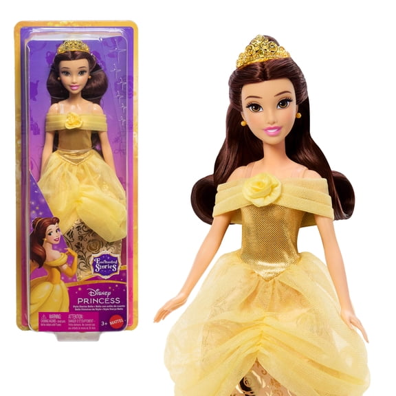 Disney Princess Enchanted Stories Belle Fashion Doll with Sparkling Dress [Walmart Exclusive]