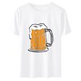 thumbnail image 3 of Blouse pour Femmes Oktoberfest T-Shirt Col Rond Été Imprimé Manches Courtes Pull T-Shirt Habillé Hauts Chemise, 3 of 4