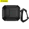 thumbnail image 1 of Case for Airpods Pro 2nd Generation Case 2022 Airpod pro 2 case Secure Lock Clip Shockproof Protective Cover for AirPods Pro 2 Black For AirPods Pro 2nd, 1 of 6