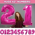 thumbnail image 3 of 18pc Rapunzel Balloons Tangled Bouquet Kit with 42" Pink Number 2 Foil Balloon - 2nd Birthday Party Decor Decoration Supplies, 3 of 9