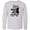 AC-Heather Grey, variant on Inktastic Hunting Girls Hunt Too Only Prettier with Doe and Arrow Long Sleeve Youth T-Shirt