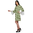 thumbnail image 2 of Moomaya Printed Cotton Robes For Women Plus Size Kimono Robe Short Nightwear, 2 of 6