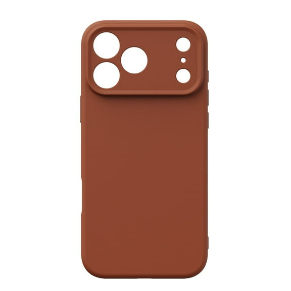 Liquid Silicone Case for iPhone 17 Pro, Premium Rubber Gel Silicone Case, Anti-Scratch Soft Microfiber Lining Case Flexible Bumper Cover for iPhone 17 Pro, Tan
