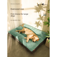 thumbnail image 2 of Alfombrilla para dormir para perros, alfombrilla para dormir para perros, alfombrilla para el suelo de invierno, extraíble y lavable, suministros para mascotas, perrera universal para las cuatro, 2 of 6