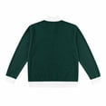 thumbnail image 6 of Jessboyy Mens Sweatshirts no Hood Long Sleeve Quarter Zip Pullover Work Casual Golf Waffle Knit Pullover Shirts Collared Sweatshirt Fall Winter Green,XXXL, 6 of 6