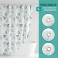 thumbnail image 2 of REGALWOVEN Bohemian Print Shower Curtain Sets, Waterproof Bath Curtain with 12 Hooks, Nature-Inspired Bathroom Decor Grey 71"W x 71"L, 2 of 7