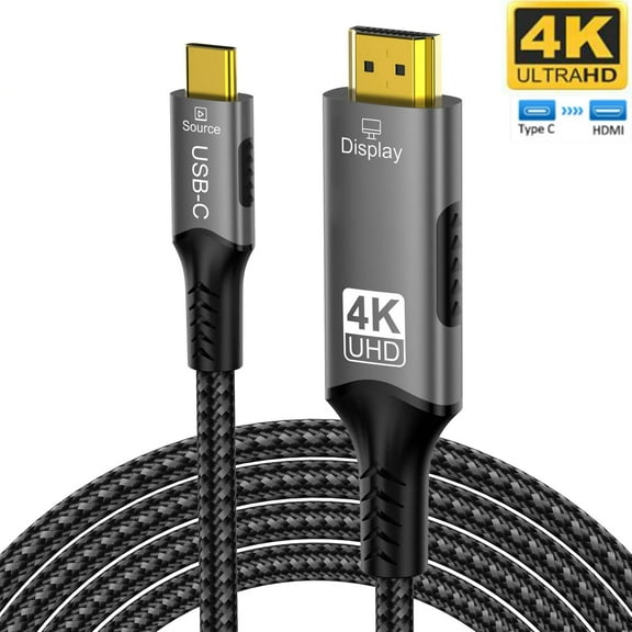RAPOBRIX USB-C to HDMI Cable - 8K@60Hz 4K@120Hz Adapter for MacBook/iPad 2M