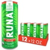RUNA Energy Drink, Watermelon, 12 fl oz Can (Pack of 12)