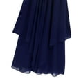 thumbnail image 2 of Raenseen Big Girls Sleeveless Sequined Halter Flower Girl Dress Chiffon Wedding Bridesmaid Dresses Navy lue 12, 2 of 9