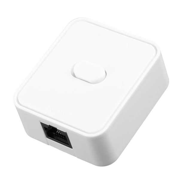 Conmutadores de red RJ45 de 2 puertos Distribuidor de red Gigabit de 1000 Mbps (blanco) Ndcxsfigh Para estrenar