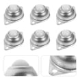 thumbnail image 5 of KAKOWELY Roulement de Transfert à Billes pour Rouleau 10 Pcs, Roulements de Rotation Universels en Acier au Carbone, Roulements à Billes de Rotation Montés sur Bride, Roulettes à Charge pour Support de Rouleau, Unité de Transfert, Billes pour Rouleau de Mobilier, 5 of 5