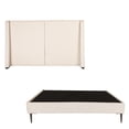 thumbnail image 1 of Base Cama Slim Matrimonial Dicasa Cabecera Milan Beige Claro, 1 of 7