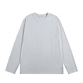 thumbnail image 5 of YODETEY Men’s Crew Neck Long Sleeve T‑Shirt, Stretch Moisture Wicking Active Shirts,Size S-3XL, 5 of 6