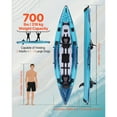thumbnail image 2 of VEVOR Inflatable Kayak 2-Person Inflatable Recreational Kayak 700LBS Capacity, 2 of 9