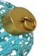 thumbnail image 3 of Esfera Decorativa Metal Azul 25.5x27x24.5cm - Diseño Garigoleado Moderno para el Hogar, 3 of 4