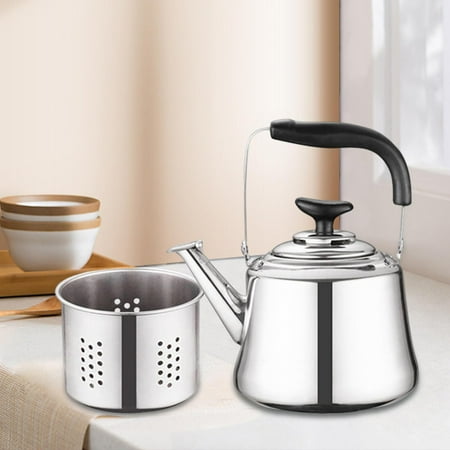 

1L/1.5L/2L/3L/4L/5L/6L Stainless Steel Water Kettle Thicken Tea Pot Gas Stove