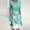 Vert 1, variante sur yievot Robe d'Été pour Femme Décontractée à Col Rond à Manches Courtes Plissée à Imprimé Floral avec Poches
