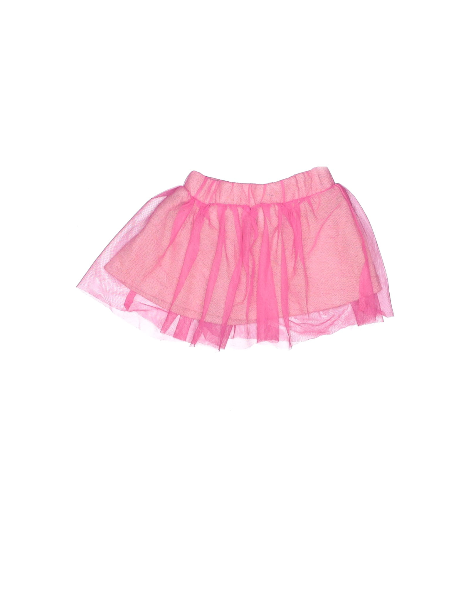 Dark Pink Ganz Baby Ruffle Skirt 