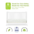 thumbnail image 3 of Simmons Kids Aria Full Size Portable Folding Crib - Greenguard Gold Certified, Bianca White, 3 of 11