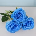 thumbnail image 6 of Artificial Roses 10.6"Tall Silk Rose Single Branch Rose,One Flower Bobo Ball Rose,Multicolor Rose DIY Decorative Rose Wedding Valentines Day Party Garden Decoration Props Imitation Rose Gift, 6 of 6