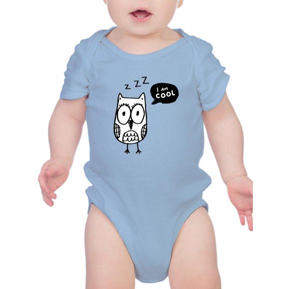 Doodle Owl I Am Cool Bodysuit Infant -Image by Shutterstock, 12 Months