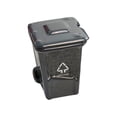 thumbnail image 1 of Huanglei Novelty Garbage Can Shaped Mug With Lid Funny Ceramic Coffee Cup For Desk Unique Humorous Drinking Home Idea, 1 of 6