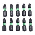 thumbnail image 2 of Chendee 10Pcs 25Mm Screwdriver Bit Set Hand Drill Tool Hexagonal Handle Strong Magnetic, 2 of 9