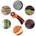 thumbnail image 3 of Generic 45mm ABS+Steel Rotary Leather Cutter with Ergonomic Rubber Grip for Precision Fabric Cutting, 3 of 6